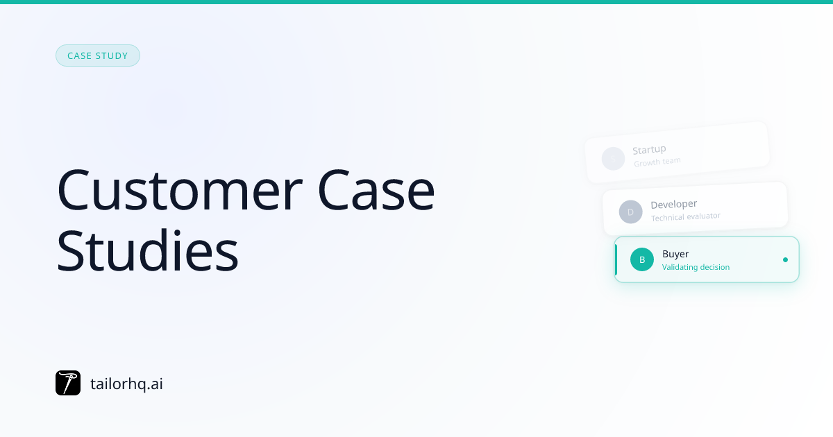 Customer Case Studies | Tailor AI