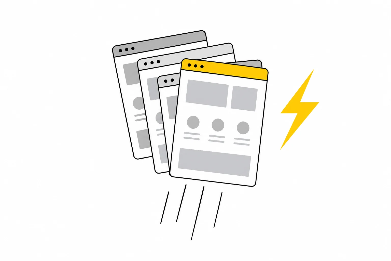 A landing page change being published instantly