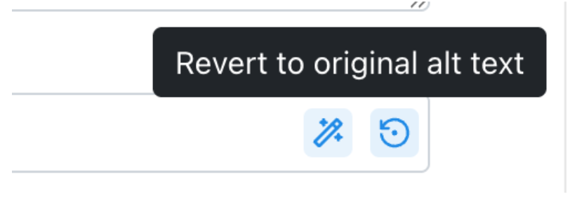 Revert to original alt text tooltip showing the revert functionality